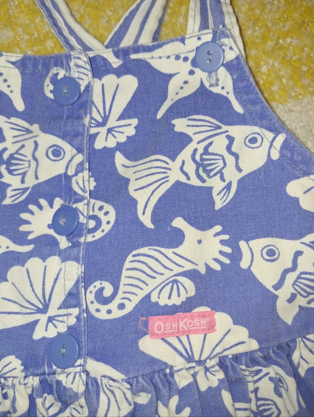 Vintage Oshkosh b'gosh brand Little girls size 6, 100% cotton, dress